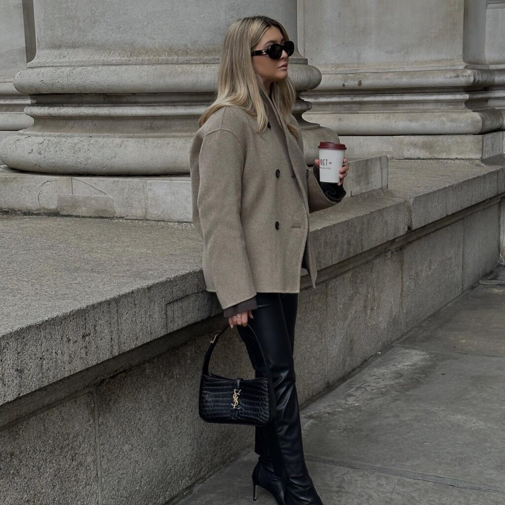 Knee High Boots Outfit Winter