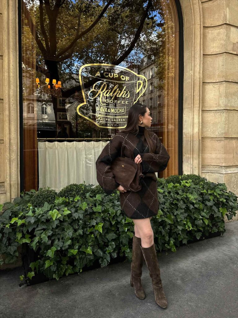 Knee High Boots Outfit Winter