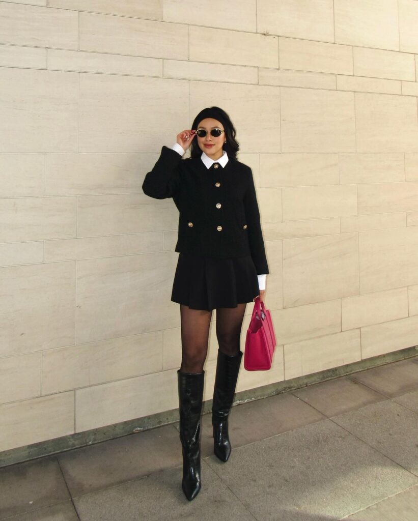 Knee High Boots Outfit Winter