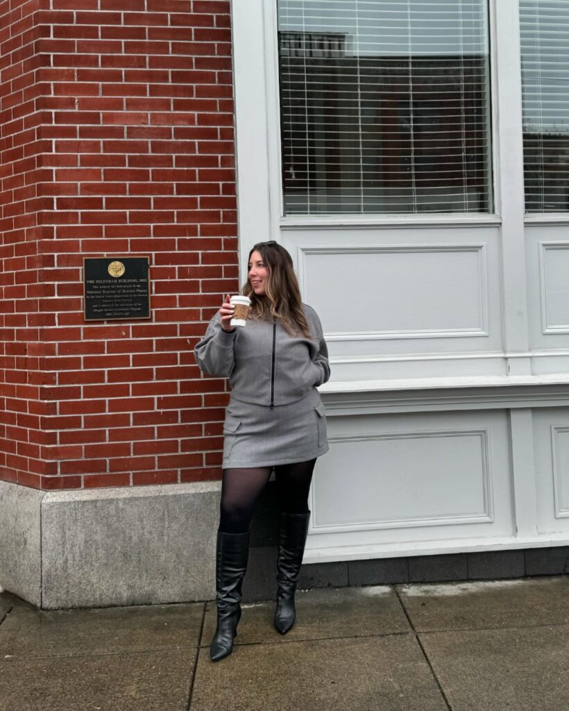 Knee High Boots Outfit Winter