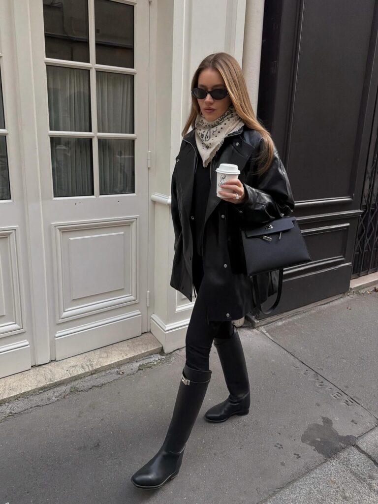 Knee High Boots Outfit Winter