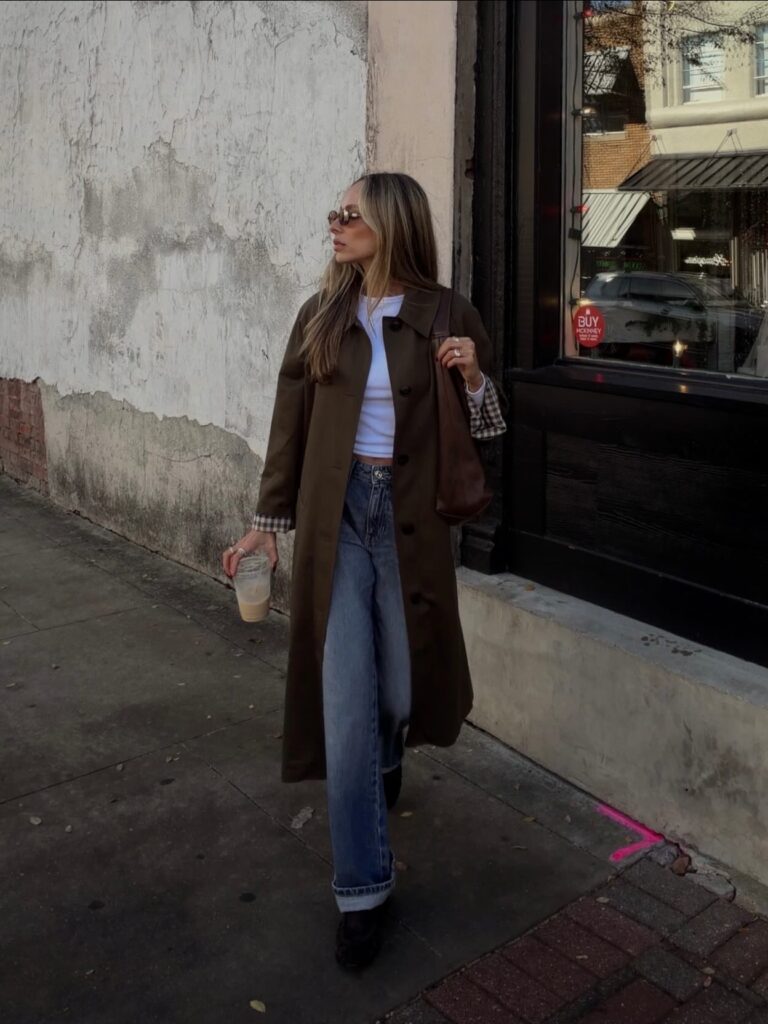 Trench Coat Outfit Winter